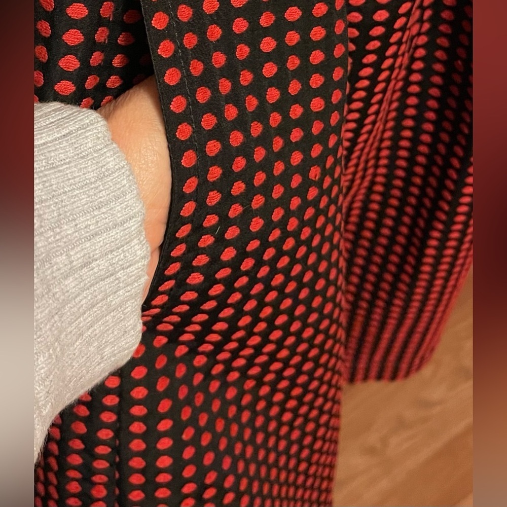 QMack Black and Red Polka Dot Dress Size 12 - Picture 7 of 7